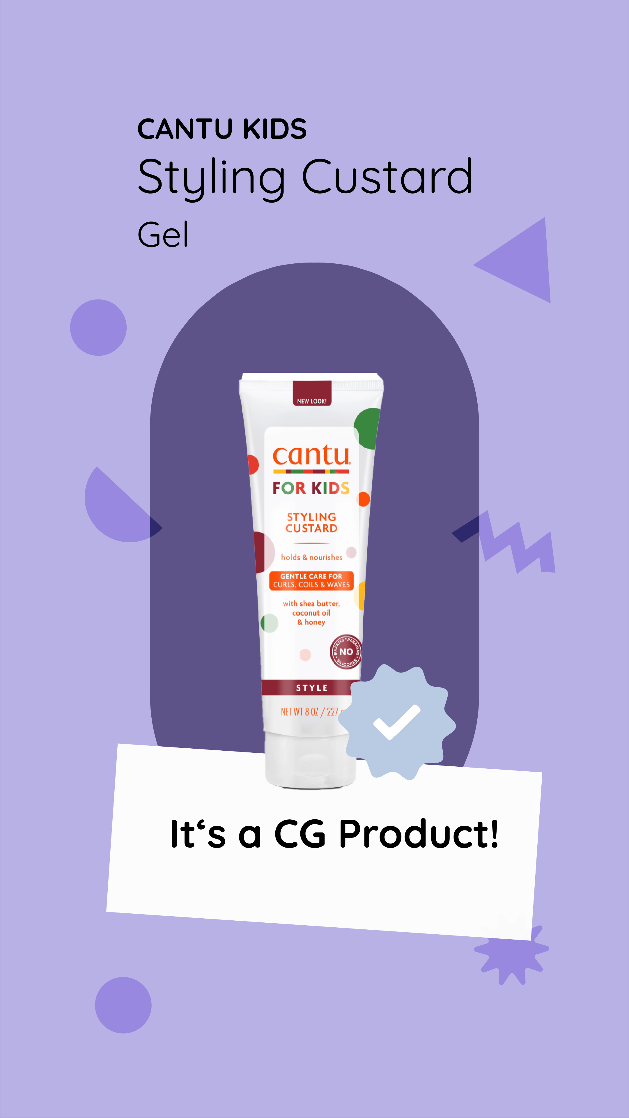Cantu Kids Styling Custard è Curly Girl Method Friendly?