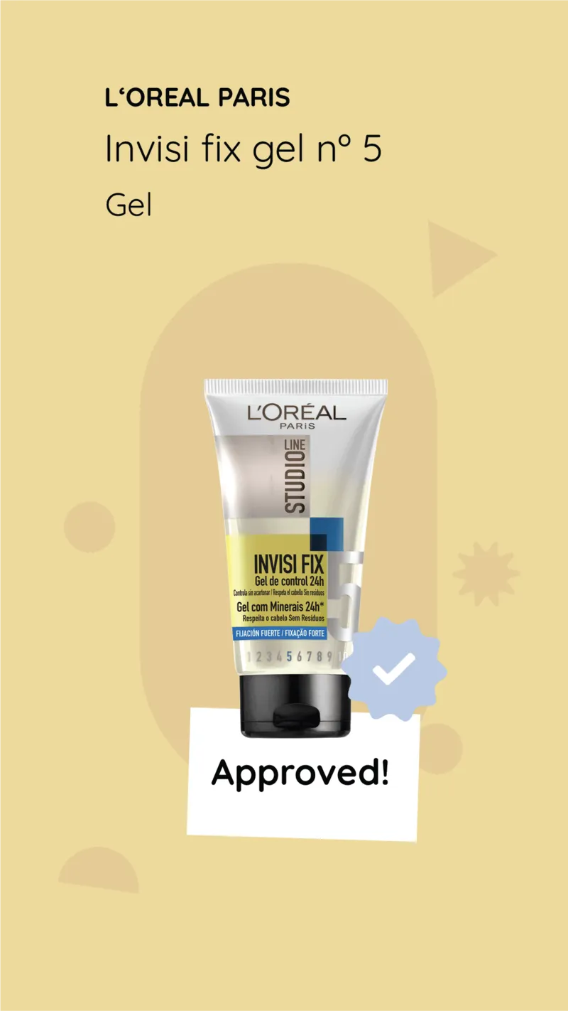Ist L'Oréals 'Invisi fix gel nº 5' Curly Girl Methode zugelassen?