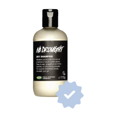 Botella de Lush No Drought Shampoo seco que es apto