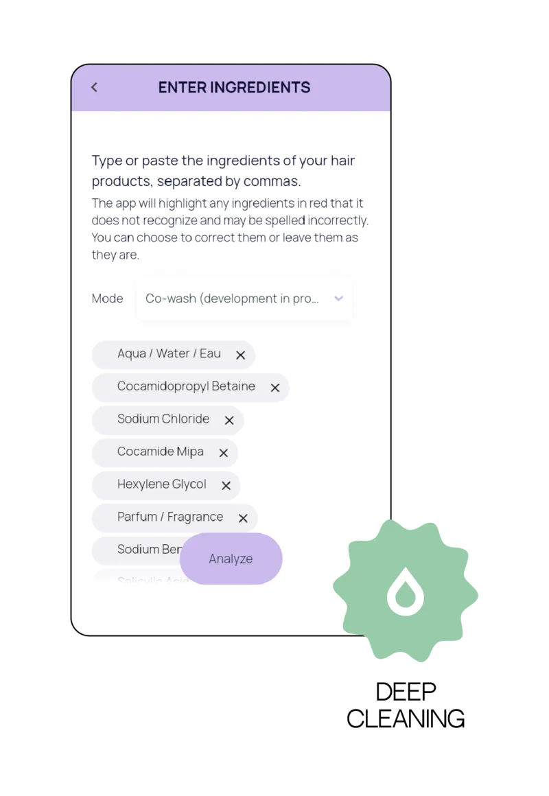 Selecting Deep Cleaning Mode
