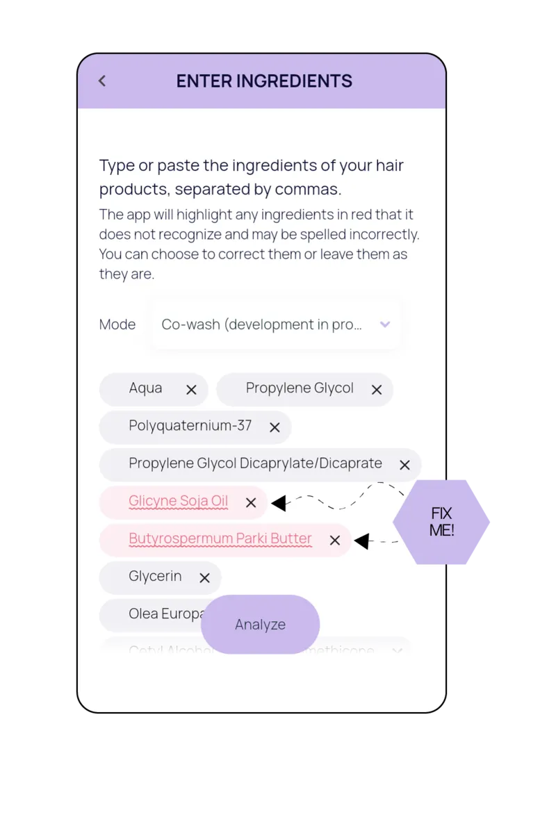 Screenshot where Bönpello finds typos